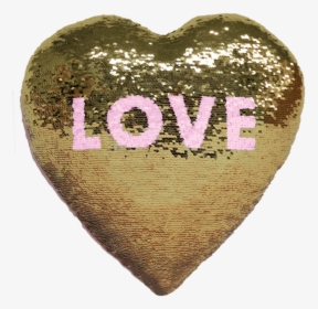 Mini Reversible Sequin Pillow - Heart, HD Png Download, Free Download