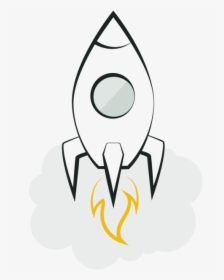 Kristin Binford Rocket Icon Rectangle Black, HD Png Download, Free Download