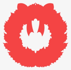 Vector Christmas Wreath Silhouette, HD Png Download, Free Download