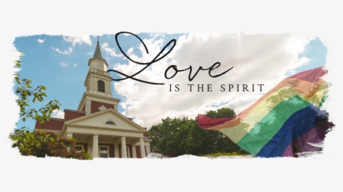 Universalist Church Of West Hartford Picture With Rainbow - Holy Places, HD Png Download, Free Download