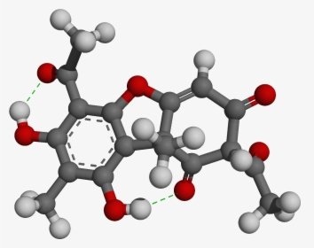 File - Usnic Acid - 3d - Ball And Stick Model - Molecule, HD Png Download, Free Download