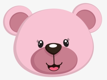 Ursinha Rosa Png, Little Pink Bear, Pequeño Oso Rosa, - Pink Baby Bear Clipart, Transparent Png, Free Download