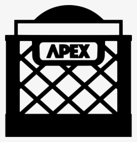 Apexcrates - Crate - Black - Posta Elettronica, HD Png Download, Free Download