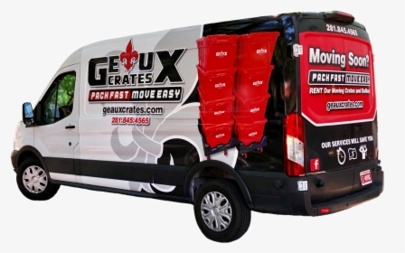 Geaux Crates - Compact Van, HD Png Download, Free Download