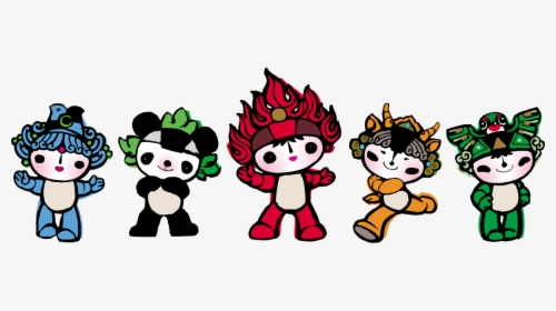 Juegos Olimpicos Beijing 2008 Clipart , Png Download - Olympic Mascots, Transparent Png, Free Download