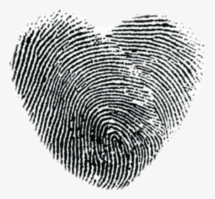 Thumb Print , Png Download - Heart With Fingerprint Tattoo, Transparent Png, Free Download