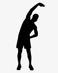 Silhouette, Stretching, Man, Activity, Athlete, Body, - Silhueta Alongamento Png, Transparent Png, Free Download