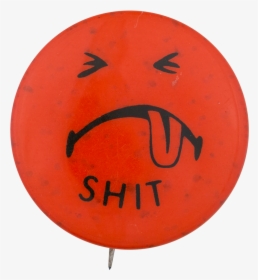 Shit Face Red Smileys Button Museum, HD Png Download, Free Download