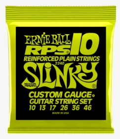 Ernie Ball Slinky Rps Electric Guitar Strings - Ernie Ball Slinky Rps, HD Png Download, Free Download