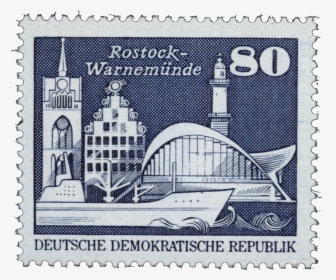 Rostock-warnemünde 80 - Briefmarken Ddr Rostock Warnemünde, HD Png Download, Free Download