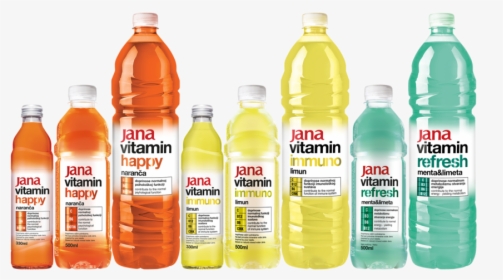 Jana Vitamin Range - Plastic Bottle, HD Png Download, Free Download