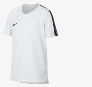 T Shirt Nike Breathe Squad Top Junior 916117 - Nike Breathe Squad T Shirt White, HD Png Download, Free Download