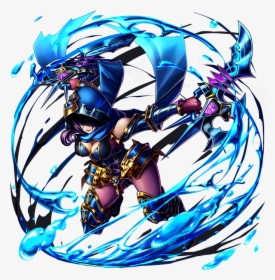 Aqua Twin Blades Melia Full Art - Melia Grand Summoners Awoken, HD Png Download, Free Download