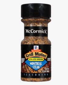 Grill Mates 25 Less Sodium Montreal Steak Seasoning - Mccormick Steak Saltless Seasoning, HD Png Download, Free Download