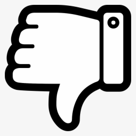 Thumbs Up Down Png - Thumbs Down White Png, Transparent Png, Free Download