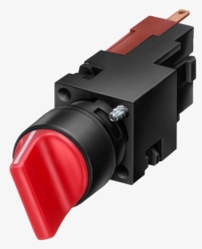 Toggle Switch, Red, O-i, 1no Product Photo - Push Button Siemens, HD Png Download, Free Download