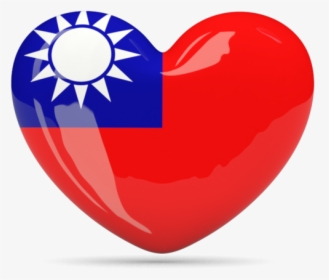 Download Flag Icon Of Taiwan At Png Format - Taiwan Flag Heart Png, Transparent Png, Free Download