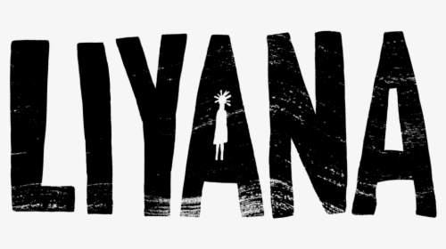 Liyana Title Namewithtexturewithgirl Black Copy Cropped - Illustration, HD Png Download, Free Download