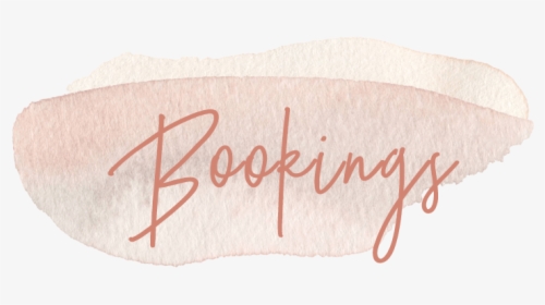 Bookings - Calligraphy, HD Png Download, Free Download