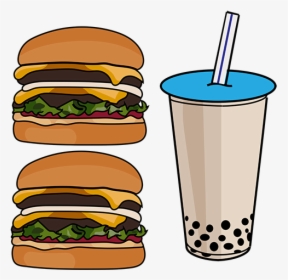 Free Clip Art Burger - Burger Tumblr Png, Transparent Png, Free Download