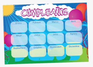 Birthday Calendar Png, Transparent Png, Free Download