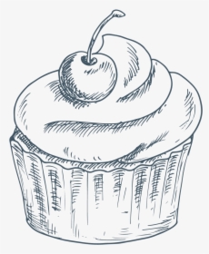 Cupcakes 2 - Sketch, HD Png Download, Free Download