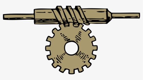 Worm Gear - Horizontal And Vertical Gears, HD Png Download, Free Download