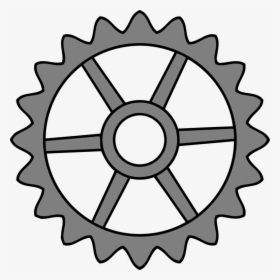 Wheel,line Art,bicycle Drivetrain Part - Steampunk Gear Png, Transparent Png, Free Download