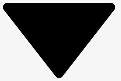 Caret Down - Translucent Black Triangle Png, Transparent Png, Free Download
