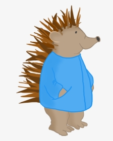 Cute Cartoon Hedgehog - Illustration, HD Png Download, Free Download