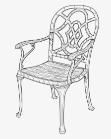 Chair - Sillas Antiguas Para Dibujar, HD Png Download, Free Download