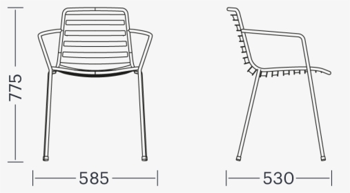 Dimensiones Sillas Street - Chair, HD Png Download, Free Download