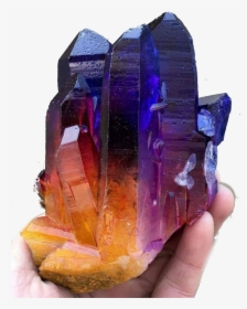 Pin By Nicole Lewis On Crystals - Flame Aura Quartz, HD Png Download, Free Download