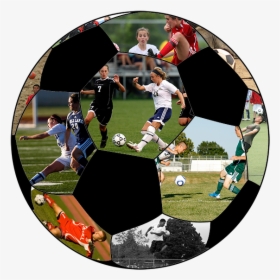 Pngsoccerball - Soccer Ball Photo Collage, Transparent Png, Free Download