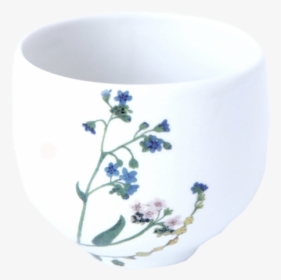 Teacup Squat Vintage Botanical - Cup, HD Png Download, Free Download