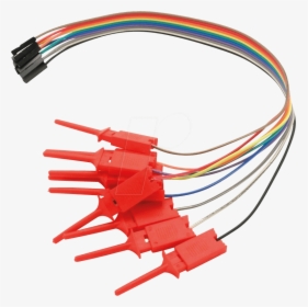 Development Board Jumper Cable, 10-pin To Test Clip, - Networking Cables, HD Png Download, Free Download