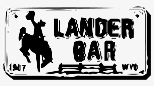 Lander Bar Logo-01 - Lander Bar Logo Lander Wyoming, HD Png Download, Free Download