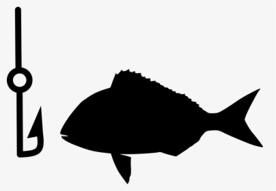 Free Download Black And White Silhouette Small Fish, HD Png Download, Free Download