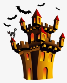 Transparent Haunted House Clipart Free - Illustration, HD Png Download, Free Download