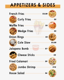 Appetizers & Sides Choongman Chicken Menu Appetizers - Fast Food, HD Png Download, Free Download