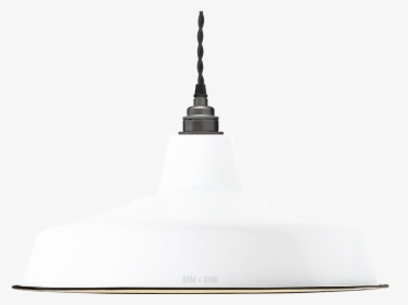 Large White Enamel Shade - Lampshade, HD Png Download, Free Download