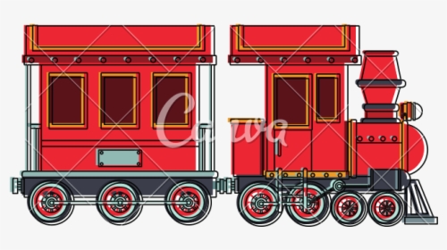 Train Cartoon Png - Train Toy Cartoon, Transparent Png, Free Download