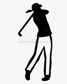 Female Golf Swinger Production Ready Artwork For T - Figure Skating Jumps, HD Png Download, Free Download