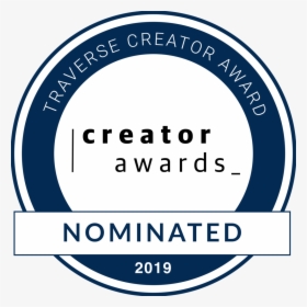 Traverse Creator Award Badge Blue - Circle, HD Png Download, Free Download