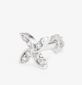 Diamond Nose Stud Indian - Platinum, HD Png Download, Free Download