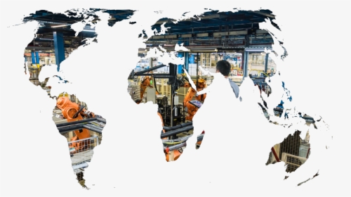 Manufacturing And Tool Modeling - High Resolution World Map Black, HD Png Download, Free Download