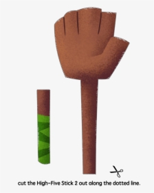 The High-five Stick Art 2, HD Png Download, Free Download