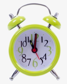 Green Cute Clock - Difference Between Settimeout And Setinterval In Js, HD Png Download, Free Download