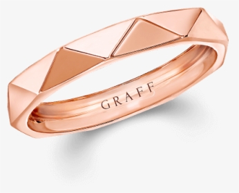 A Laurence Graff Signature Ring In Rose Gold - Laurence Graff Signature Wedding Bands, HD Png Download, Free Download
