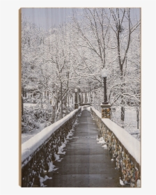 Winter Bridge - Winter Walkway Wallpaper 4k, HD Png Download, Free Download